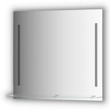 Mirror with a shelf 80 cm, with 2 built-in LED-lights 11 W, 80x75 cm, EvoForm