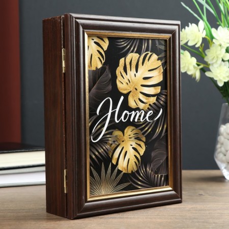 Key "Home Black Black-gold" wenge 15x21 cm-1