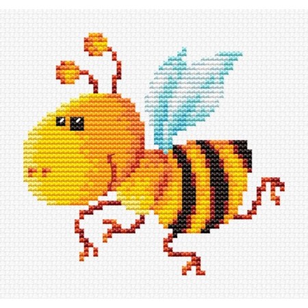 Set for embroidery with the counting cross "Bee"
