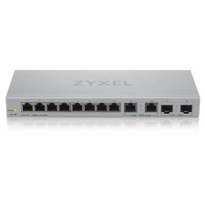 Коммутатор Zyxel XGS1210-12-ZZ0102F (L2) 8x1Гбит/с 2x2.5Гбит/с 2SFP+ управляемый