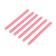Glue rods tundra, 7 x 100 mm, pink, 6 pcs.