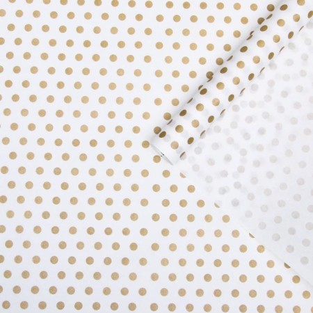 Paper packaging craft "Golden beads", 0.72 x 10 m, 50 g