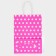 Craft package, lilac in white peas, 21 x 15 x 8 cm