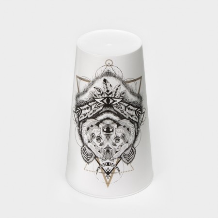 A plastic glass with a valve "Animals", 550 ml-6