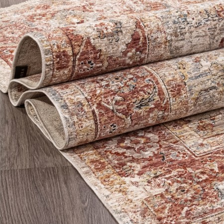 Rectangular Lysandra Hali Shanti carpet, size 230x160 cm, color Cream-3