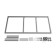 Santana bathtub frame, 150 cm length complete with assembly bag