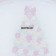 Glass oval shade "New Year's spruce", 29.5 × 20.3 cm