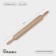 ADELICA rolling pin "for pros", with a rotating pen, 60 × 6 cm, beech