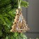 Christmas tree toy "Christmas tree with a deer", from batteries, a glow of warm white