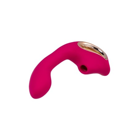 Unrealistic vibrator of the stiles stiles, 16.9 cm, silicone, pink color-10