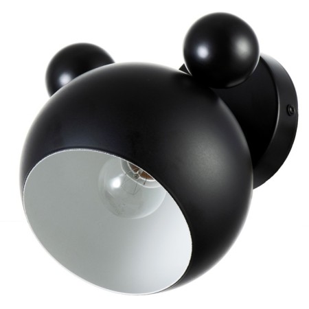 Bra "Barney" E27 40W black 20x20x20cm