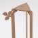 Stage-column for flowers Double-tier "Flora" 49x27x25 cm, unpainted (for decoration)