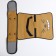Bag - Animal carrying "Smile", brown, size L, 53 x 21 x 29 cm, brown