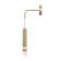Bra "Gella" LED 6W 3000k Brass 4x4x30cm