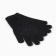 Women's gloves minku, black color, 21 cm