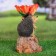 Garden Figure-Hedgehog Hedgehog "Hedgehog on Stroum with Flower" from polystone, 26cm, average