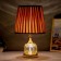 Highway "cabin" 1x40W E27 220V gold 25x25x40 cm Risalux