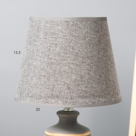 Table lamp 16309/1GR E14 40W gray 20x20x32 cm Risalux-3