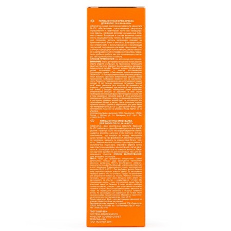 Cream-color hair Permanent Ollin Professional N-Joy, tone 7/30, blond golden, 100 ml-2
