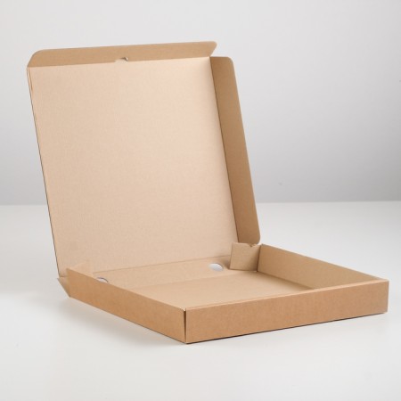Pizza box, brown, 30 x 30 x 4 cm-2