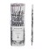 Chernographic pencil 3 mm Artgraphix. Fun "Zebra", NV, three -sided, plastic case