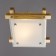 Archimede 1x60W E27 lamp, brown 23x23x9 cm
