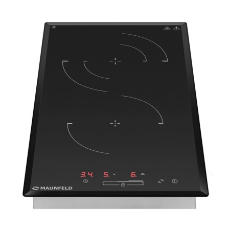 Hon surface Maunfeld CVCE292SDBK Lux, electric, 2 burners, sensor, black-1