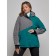 Ski jacket women's winter, size 58, dark green color