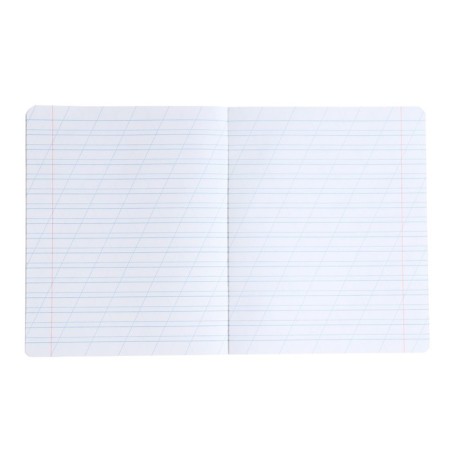 Notebook in a slanting ruler of 12 sheets, 5 types of mix, covered cardboard, cars-1