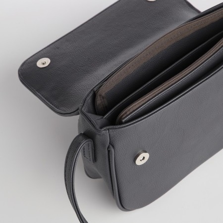 Women's bag Textura, messenger, small size, color gray-6