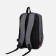 Set of School backpack from textiles on lightning, Fulldorn, 5 pockets, gray/orange color
