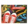 Album for drawing A4, 32 sheets on the crest "sneakers", cover covering cardboard, block 100 g/m²