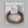 Handles for bags are wooden, wicker, d = 9.8 × 5.9 / 13.5 × 9.5 cm, 2 pcs, brown color