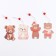 Set of suspensions in wooden gift packaging 12 pcs.13x13x2 cm