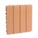 Garden tiles, paving, set - 10 pcs, plastic, brown, 30 x 30 x 2 cm