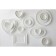 Porcelain oval Magistro "Tandy", 30 × 20 × 1.5 cm, white color