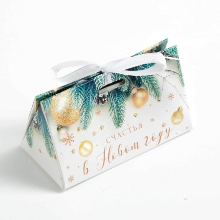 Bonbonerka "New Year's photo", 10 x 5.5 x 5.5 cm, New Year-3
