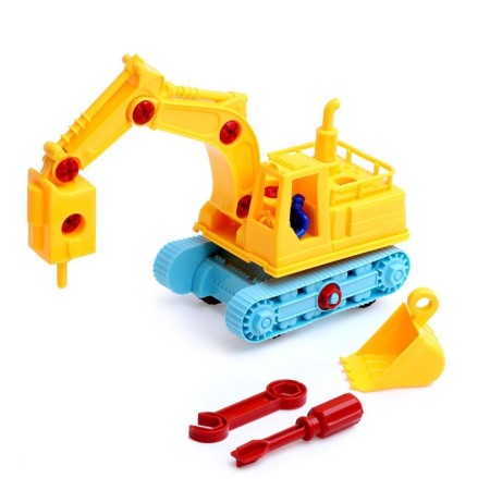 Designer machine "Excavator", 33 parts, mix