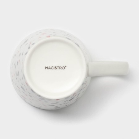 Набор кружек фарфоровых Magistro Terazzo, 350 мл, 2 шт-3