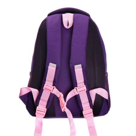 School backpack, 39 x 30 x 20 cm, Grizzly, ergonomic back, + keychain, purple-4