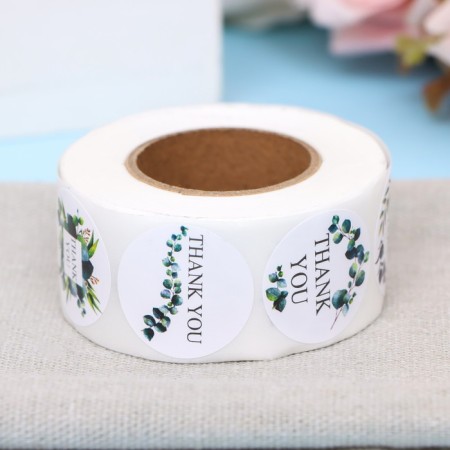 Stickers in the roll "frame", 500 pcs, 2.5 x 2.5 cm-2