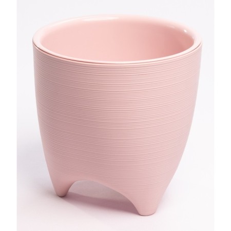 Plastic pot Live-In-Green with the de Costa tab, D = 16 cm, 2.25 l, color pink powder