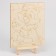 Board for drawing and burning "Raccoon" 0.5 × 14.8 × 17.6 cm