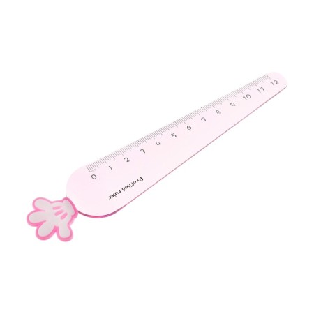 Plastic line 12 cm "paw", pink-1