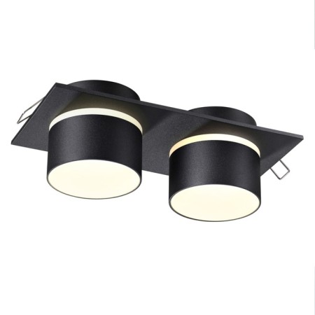 Lamp built -in Novotech. Lirio, 9W, GU10, 60x182x92 mm, black color-3