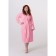 Women's bathrobe, size 50, pink color