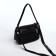 Bag Cross-Bodi with a zipper, black color