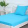 Set 1.5sp turquoise 4-1 (sheet 150x215cm, pillowcase 70x70cm) calico, 120g/m, HL100%