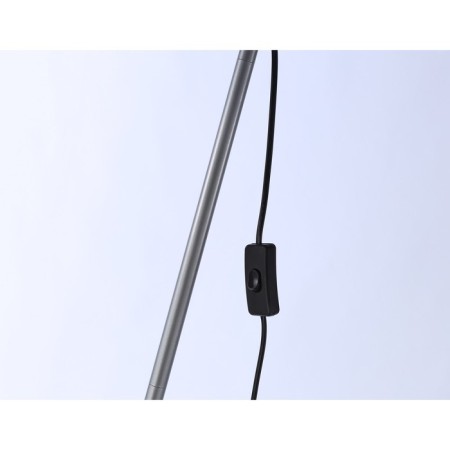 Floor lamp with a switch on the wire Ambrella Light, Floor, TR97615, E27, Silver Color-4