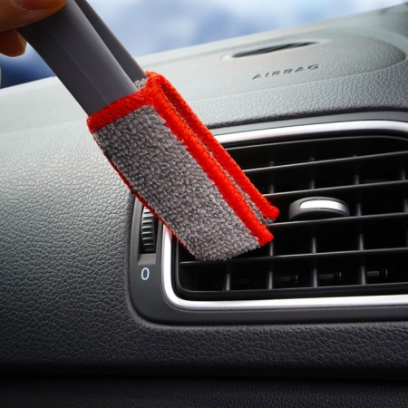 Brush for cleaning deflectors and inaccessible places of auto ABFN005-3